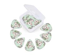 12 Pcs Guitar Picks Cute Australia Koala Bear Plectrums With 3 Thickness For Electric,Acoustic Guitars