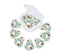 12 Pcs Guitar Picks Cute Guinea Pig Plectrums With 3 Thickness For Electric,Acoustic Guitars