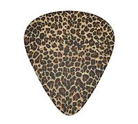 12 Pcs Guitar Picks Cute Leopard Guitar Plectrums Includes Thin, Medium & Heavy Gauges 3 Sizes For Ukulele With Organizer Storage Box