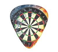 12 Pcs Guitar Picks Darts Board Guitar Plectrums Includes Thin, Medium & Heavy Gauges 3 Sizes For Ukulele With Organizer Storage Box