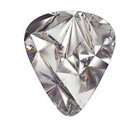 12 Pcs Guitar Picks Diamond Pattern Guitar Plectrums Includes Thin, Medium & Heavy Gauges 3 Sizes For Ukulele With Organizer Storage Box