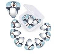 12 PCS Guitar Picks for Acoustic Guitar with Organizer Storage Box Bass Pick Happy Penguin Personalized Guitar Pick Celluloid plectrums 0.46 mm 0.71 mm 0.96 mm for Ukulele