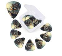 12 PCS Guitar Picks for Acoustic Guitar with Organizer Storage Box Bass Pick Nautical Sailboat Personalized Guitar Pick Celluloid plectrums 0.46 mm 0.71 mm 0.96 mm for Ukulele