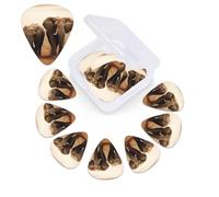 12 PCS Guitar Picks for Acoustic Guitar with Organizer Storage Box Bass Pick Wild Animals Elephants Personalized Guitar Pick Celluloid plectrums 0.46 mm 0.71 mm 0.96 mm for Ukulele