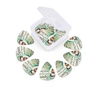 12 Pcs Guitar Picks His Eye Is On The Bird Plectrums With 3 Thickness For Electric,Acoustic Guitars