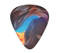 12 Pcs Guitar Picks Includes Thin Medium Heavy Thickness Antelope Canyon Printed Plectrums for Bass Electric Acoustic Guitars Ukulele