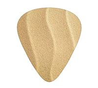 12 Pcs Guitar Picks Includes Thin Medium Heavy Thickness Beach Sea Shell Sand Printed Plectrums for Bass Electric Acoustic Guitars Ukulele