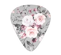 12 Pcs Guitar Picks Plant Floral Flowers 3 Different Thicknesses, Classic Triangle, For Acoustic Guitar, Electric Guitar, Bass Guitar