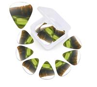 12 PCS Guitar Picks Plectrums with Box Golf Course Bass Picks Thin Medium Heavy Guitar Plectrums for Acoustic Electric Guitars Bass Ukulele Guitars Lovers Gift