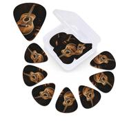 12 PCS Guitar Picks Plectrums with Box Old west guitar Bass Picks Thin Medium Heavy Guitar Plectrums for Acoustic Electric Guitars Bass Ukulele Guitar Lovers Gift