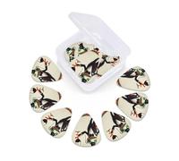 12 Pcs Guitar Picks Puerto Rico Tree Frog Gentleman Plectrums With 3 Thickness For Electric,Acoustic Guitars