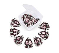 12 Pcs Guitar Picks Puppy Boston Terrier Dog Plectrums With 3 Thickness For Electric,Acoustic Guitars