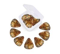 12 Pcs Guitar Picks Royal Retro Fleur-De-Lis Plectrums With 3 Thickness For Electric,Acoustic Guitars