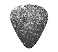 12 Pcs Guitar Picks Shiny Silver Glitter 3 Different Thicknesses, Classic Triangle, For Acoustic Guitar, Electric Guitar, Bass Guitar