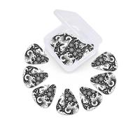 12 Pcs Guitar Picks Siberian Husky Snowflakes Plectrums With 3 Thickness For Electric,Acoustic Guitars