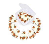12 Pcs Guitar Picks Thanksgiving Cute Turkeys Plectrums With 3 Thickness For Electric,Acoustic Guitars