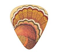 12 Pcs Guitar Picks Thanksgiving Garden 3 Different Thicknesses, Classic Triangle, For Acoustic Guitar, Electric Guitar, Bass Guitar