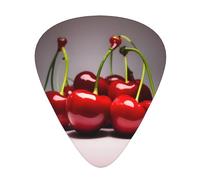 12 Pcs Guitar Picks - Thin/Medium/Heavy - Chilean Cherries Pick For Acoustic, Electric, Bass - Gift For Guitar Players, Solo & Riff