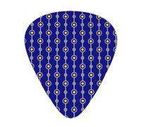 12 Pcs Guitar Picks - Thin/Medium/Heavy - Circles Bubble String Print Pick For Acoustic, Electric, Bass - Gift For Guitar Players, Solo & Riff