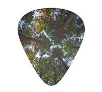 12 Pcs Guitar Picks Trees Forest Nature 3 Different Thicknesses, Classic Triangle, For Acoustic Guitar, Electric Guitar, Bass Guitar