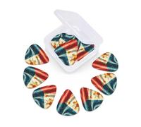 12 Pcs Guitar Picks Vintage Philippine Flag Filipino Plectrums With 3 Thickness For Electric,Acoustic Guitars