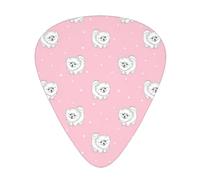 12 Pcs Guitar Pomeranians Puppies And Point Print Picks With Organizer Box,3 Different Thickness,Guitar Accessories(0.46mm,0.71mm,0.96mm)