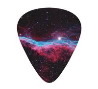 12 Pcs Guitar Universe Galaxy Print Picks With Organizer Box,3 Different Thickness,Guitar Accessories(0.46mm,0.71mm,0.96mm)