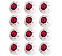 12 Pcs Halloween Eyeballs, Fake Eyeballs Fake Eyes for Decorations, Big Googly Eyes Eyeballs for Halloween Boo Box Party Supplies Fillers Scary Props Haunted House Decoration