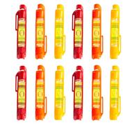 12 Pcs Hanging Bubble Line Levels, String Line Levels, 75mm Level Tool for Measuring Building Trades, Surveying, Flooring Decking, Bricklaying, Engineering
