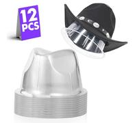 12 Pcs Hat Shaper For Caps Plastic Hat Display Stand For Multiple Hats With Shaping Inserts And Tabletop Cap Holder - Perfect For Beanies, Fedora Hats Bucket Hats Forms, Blocks, Heads Reshaper Moldes