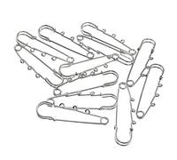 12 Pcs Heavy Duty Blanket Pins,LIUHUIZEYU Safety Pins 6.4cm /2.52inch Brooch Pins with 3 Holes for Clothes Leather Canvas Blankets Crafts Skirts Kilts Pants and Skirts to Change the Waist Pin