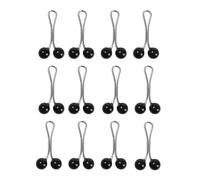 12 Pcs Hijab Pins,Black Headcloth Clips With Pearl,Fashion Muslim Hijabs Pin,U-Shaped Compound Metal Headscarf Clip,Aesthetically Pleasing Silk Scarf Fixed Clamp Accessories For Women Ladies Girls DIY