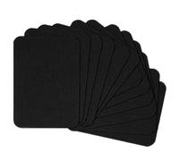 12 PCS Iron On Patches for Clothing, Cotton Repair Patch, Nylon Denim Fabirc Patches for Pants Raincoats Dress Shirts Bags Hole Repairing Coats Jeans Black(7.5 * 10.5CM)