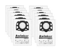 12 Pcs KFI 357 Vacuum Cleaner Bags for Kärcher WD2 WD3 KWD1 KWD2 KWD3 WD3.200 - WD3.800 M/SE4001/SE4002 Vacuum Cleaners, Replaces 2.863-314.0 Pack of 12