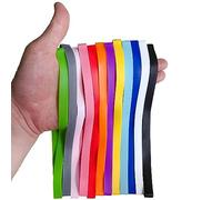 12 Pcs Large Rubber Bands Big Silicone 12 Different Colors Thick Large Elastic Wide Strong Extra Office Supplies Heavy Duty Giant Elastic Band Stretchy Jumbo Assorted Color Multi for Books, Art