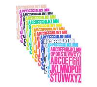 12 PCS Letter Stickers Vinyl Waterproof, Alphabet Sticker Large Vinyl Name Letter Stickers for Scrapbooking Alphabet Stick on Wall
