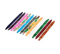 12 Pcs Light Weight Oud Picks Long Strips Design Colorful Glossy Ideal for Oud Beginners to Alleviate Playing Colorful Picks