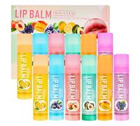 12 PCS Lip Balms,Moisturizing Bulk Mini Balm Set,Fruit Flavoured Lip Care,Hydrating&Repairing for Dryness&Chapped Lips for Daily Use and Gifting