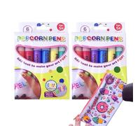 12 PCS Magiic 3D Puffys Paint Art Kit, Magiic Popcorn Puffys Pens
