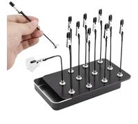 12 Pcs Magnetic Bendable Alligator Clip Sticks Set,Model Making Tools Kit