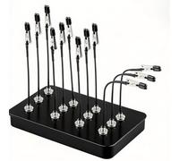12 Pcs Magnetic Helping Hands With Storage Box, Model Painting Stand Kit, Flexible Bendable Alligator Clips, Adjustable Modeling Tool for Airbrushing, Miniatures, Hobbyists and DIY Crafts