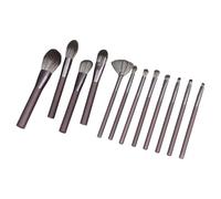 12 Pcs Makeup Brushes Set Liquid Makeup Blending Blusher Concealer Eyeshadow Brushes Synthetic Fiber Makeup Brush Set Cosmetic Brushes Set