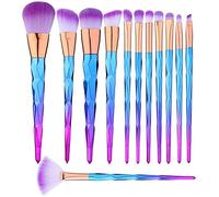 12 Pcs Makeup Brushes Set Premium Foundation Blending Blush Concealer Eye Face Lip Brushes