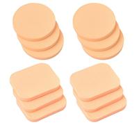 12 Pcs Makeup Sponges,Facial Sponges For Washing Face,Dry Wet Use,Reusable Makeup Sponge,For Liquid Foundation,Creams, And Powders