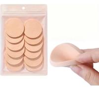 12 Pcs Makeup Sponges, Round Latex Sponges, Washable CosmeticSponges, Cosmetic Sponge Round Foam Pad, Compact Facial Powder Puff, Beauty Makeup Foundation Powder Blender for All Skin Types Wet and D