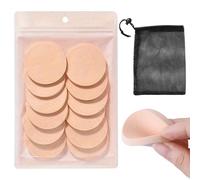 12 Pcs Makeup Sponges, Round Latex Sponges Washable CosmeticSponges, Round Reusable Face PaintingSponges Foam SpongesSuitable for Foundation, BB Cream, Powder, Concealer