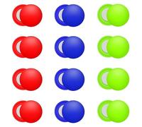12 Pcs Marathon Running Bib Clips Magnets Number Buckle Number Holder Race Bib Securing Running Gear Fixing Fastener Clip Field Red Blue Green for Cycling Triathlon Runners Field Supplies