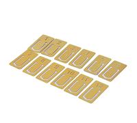 12 Pcs Metal Bookmark Creative Number Pattern Clip Bookmark Brass Paper Clip Book Marker for Reading Gift Portable and Useful180