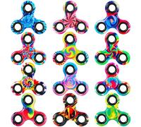 12 Pcs Metal Fidget Spinner Sensory Fidget Toys Adults Kids 4-8-12 with Autism ADHD Anxiety Toys