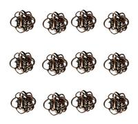 12 Pcs Mini Hair Jaw Clip Vintage Alloy Mini Hollow Rose Flower Claw Clips No-Slip Hair Claw Small Bang Clip for Girl Women Hair DIY Accessory